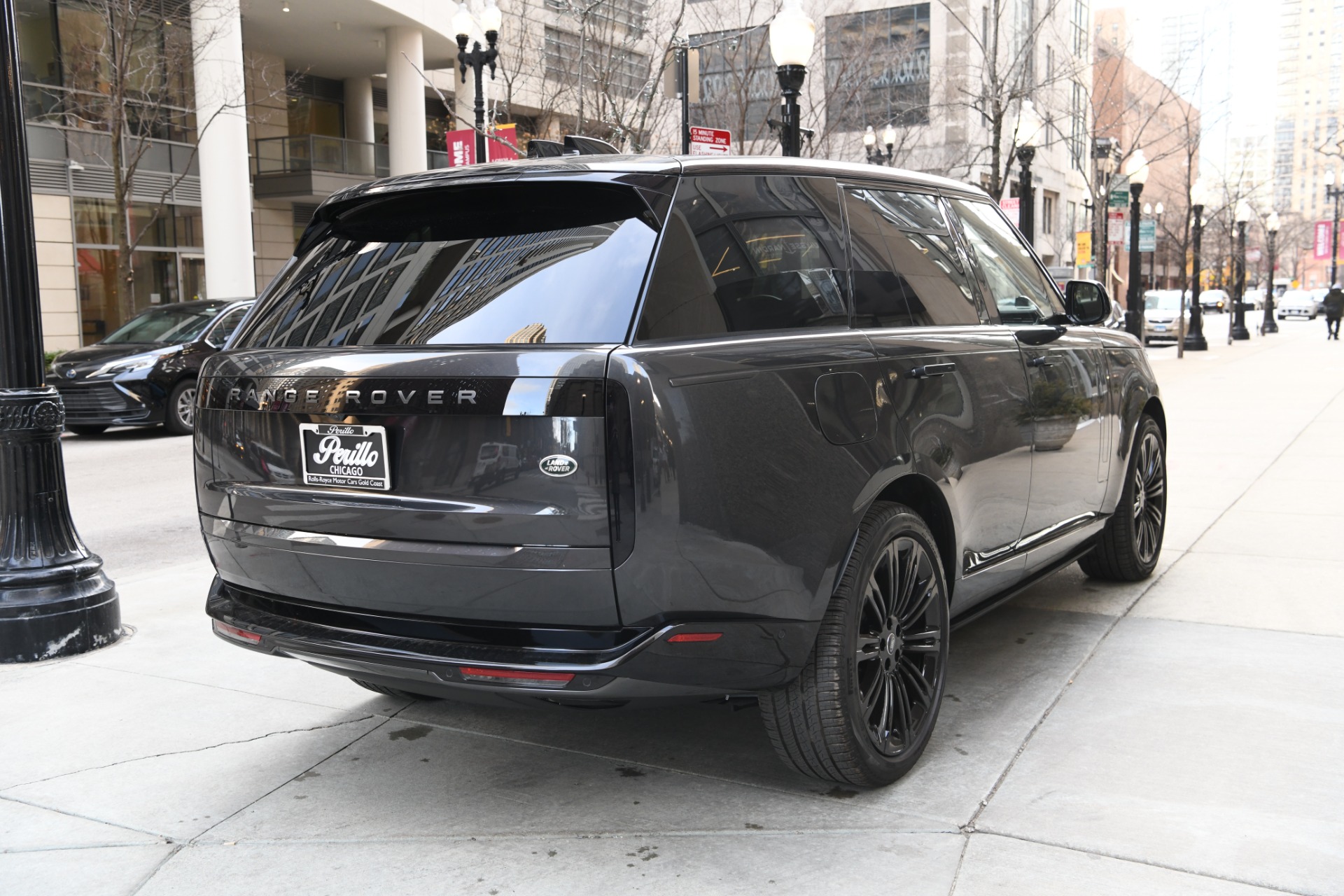 ランドローバー LAND ROVER レザービジネスバッグ ブラック メンズ