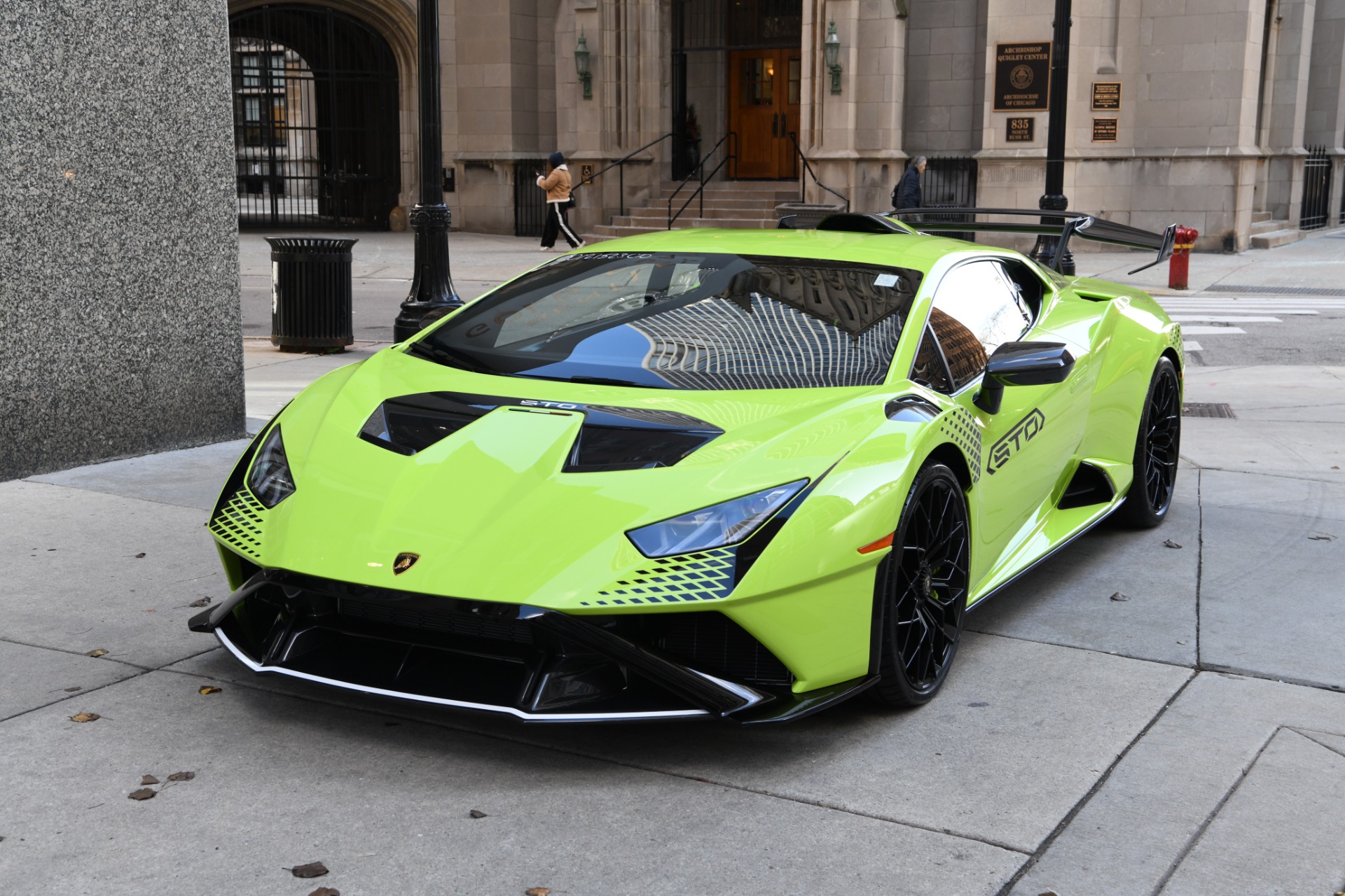 Used 2023 Lamborghini Huracan STO with VIN ZHWUA6ZX3PLA21798 for sale in Chicago, IL