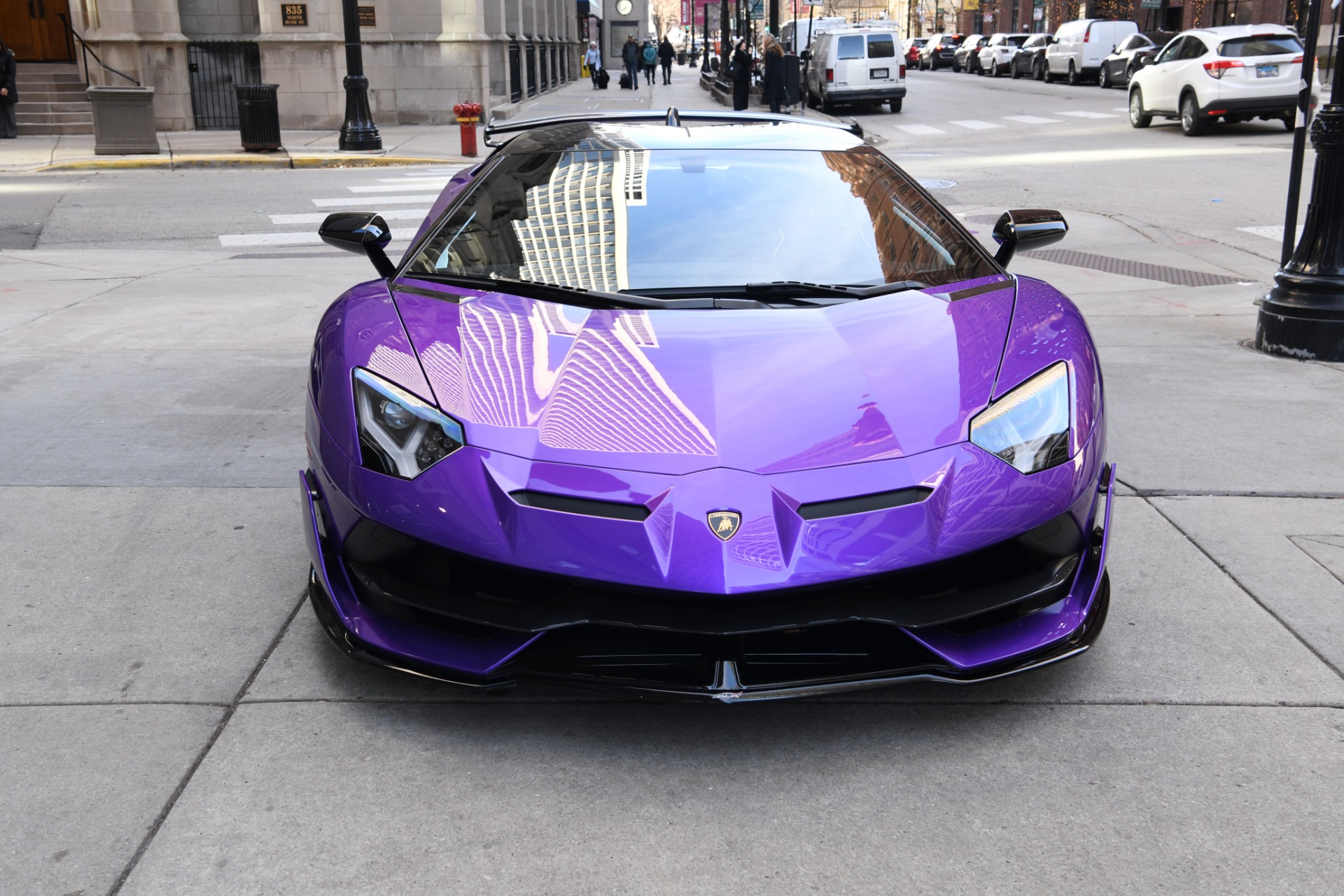 パープルの2灯ランプ Used 2021 Lamborghini Aventador Roadster LP 770-4 SVJ For Sale